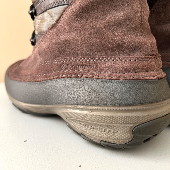 Columbia Omni-Heat Womens Slopeside Winter Boots Brown Size 9 - Picture 8 of 15